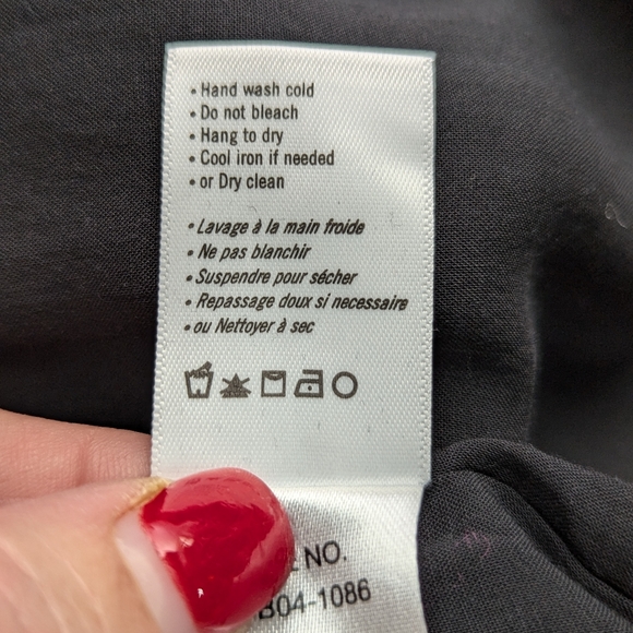 Paige Black Smocked Mini Dress Size S Boho Romantic Feminine Cottagecore - Picture 13 of 15